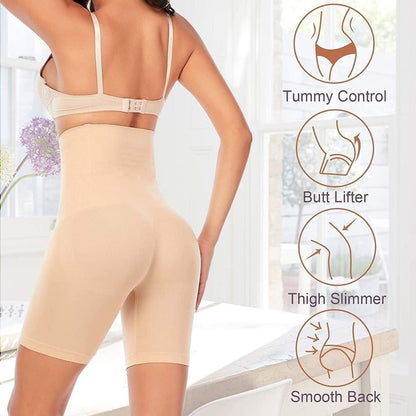 4-in-1 Seamless Body Shaper – Tummy, Back, Thigh & Hip Slimmer